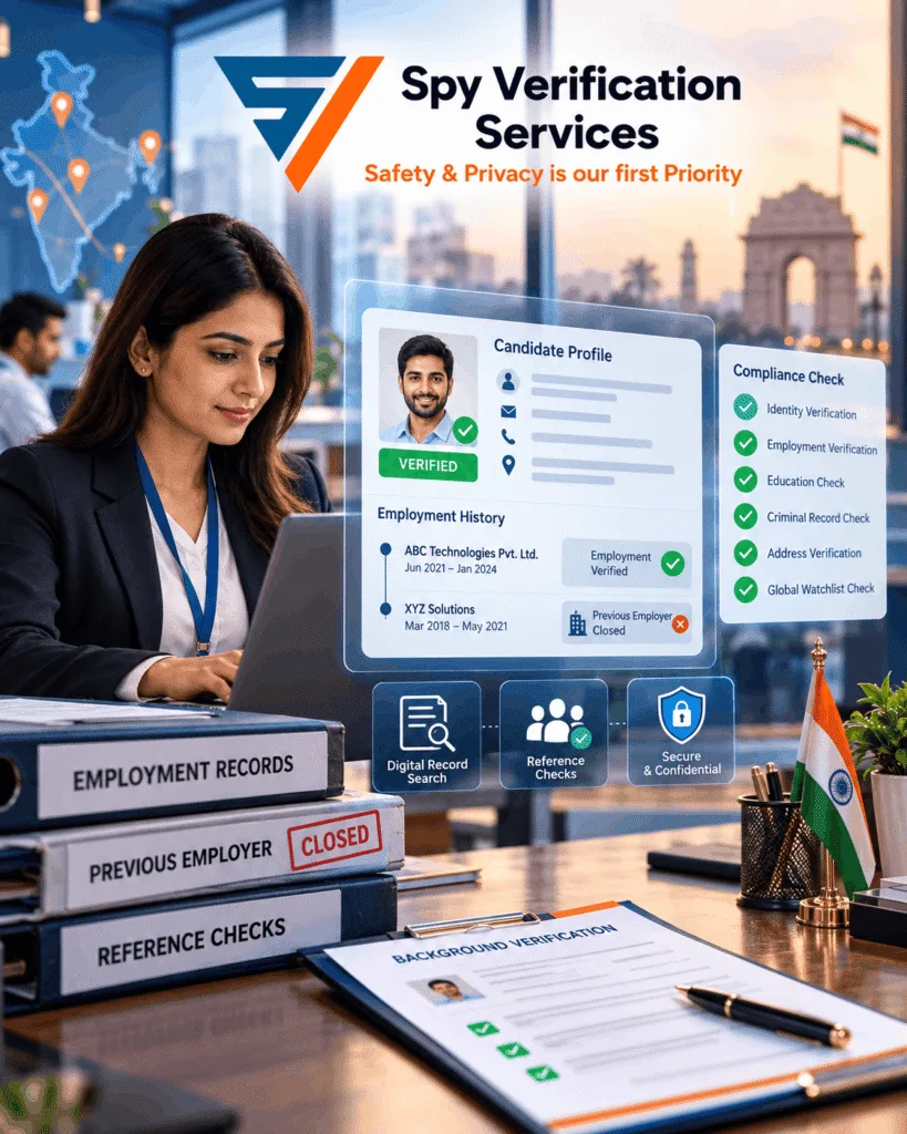 Verify Employment in India with Spy Verification Services