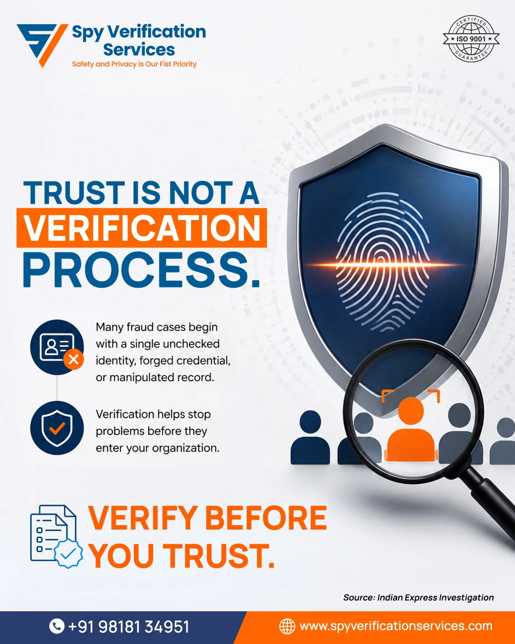 Background Verification Agencies in India - Spy Verification Services