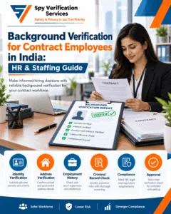 Background Verification for Contract Employees in India HR & Staffing Guide