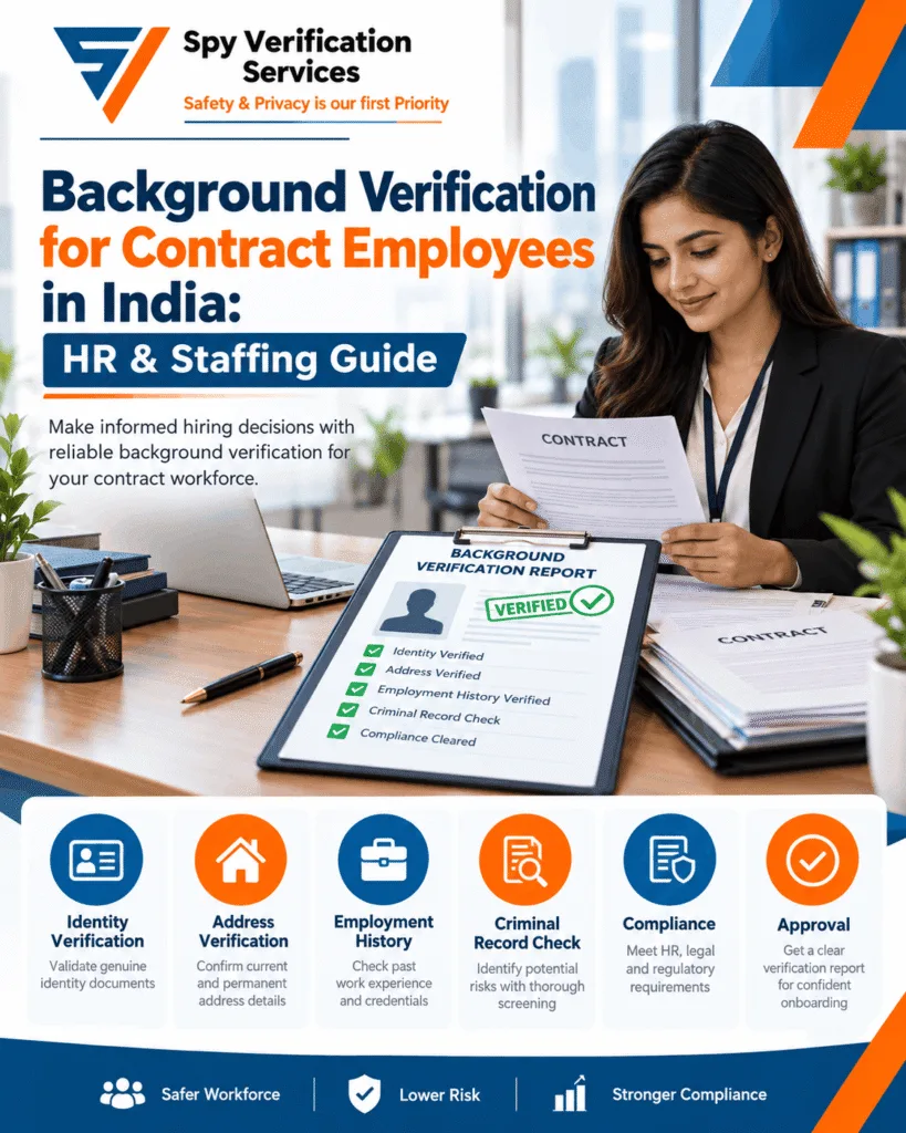 Background Verification for Contract Employees in India HR & Staffing Guide